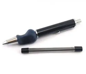 Heavyweight Mechanical Pencil Set, Ergonomic Weighted Pencil With Lead Refills - TPG-652, Black/Silver/Blue, 2 Piece set Heavyweight Mechanical Pencil Set, Ergonomic Weighted Pencil With Lead Refills - TPG-652, Black/Silver/Blue, 2 Piece set
