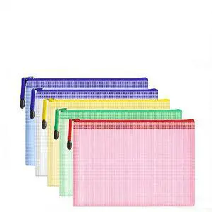 Mesh Zipper Pouch Bags, 5 PCS Letter Size File Pouches for Storage Organization, Great for Documents, Travel, Toys, Puzzles & Games Mesh Zipper Pouch Bags, 5 PCS Letter Size File Pouches for Storage Organization, Great for Documents, Travel, Toys, Puzzles & Games