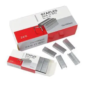10000pcs No.12 Staples,Standard 1/4 Inch Length,24/6 Standard Staples for Most Standard Desktop Staplers 10000pcs No.12 Staples,Standard 1/4 Inch Length,24/6 Standard Staples for Most Standard Desktop Staplers