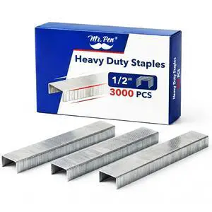 Heavy Duty Staples, 3000 pcs, 100 Sheet Capacity Heavy Duty Staples, 3000 pcs, 100 Sheet Capacity