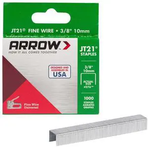 276 JT21 Thin Wire Staples for Staple Guns and Staplers, 1000 Count 276 JT21 Thin Wire Staples for Staple Guns and Staplers, 1000 Count