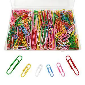 Paper Clips,400 Pack Small Medium and Jumbo Colored Paperclips1.1 in &1.3 in & 2 in,Assorted Colored Coated Paper Clips, Reusable Paperclips for Paperwork Office School Document Organizing Paper Clips,400 Pack Small Medium and Jumbo Colored Paperclips1.1 in &1.3 in & 2 in,Assorted Colored Coated Paper Clips, Reusable Paperclips for Paperwork Office School Document Organizing