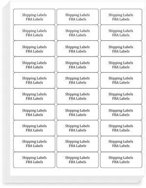 1" x 2-5/8" Shipping Address Labels 900 Label Stickers Paper for Laser/Inkjet Printer 30 per Page Printable Mailing Labels (30 Sheets, 900 Labels) 1" x 2-5/8" Shipping Address Labels 900 Label Stickers Paper for Laser/Inkjet Printer 30 per Page Printable Mailing Labels (30 Sheets, 900 Labels)