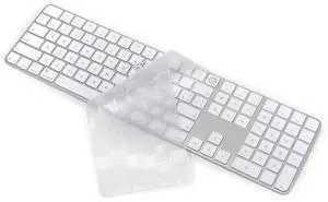 Keyboard Cover for 2024 Apple Magic Keyboard with Touch ID & Numeric Keypad Model A3119 Ultra Thin Clear TPU Protector iMac M4 Accessories Keyboard Cover for 2024 Apple Magic Keyboard with Touch ID & Numeric Keypad Model A3119 Ultra Thin Clear TPU Protector iMac M4 Accessories