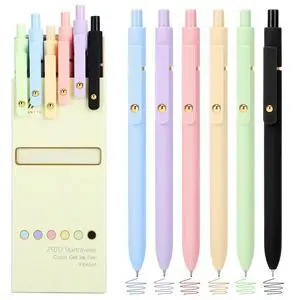 Colored Gel Pens Set,0.5mm Retractable Quick Dry Colorful Ink Pens Colored Gel Pens Set,0.5mm Retractable Quick Dry Colorful Ink Pens