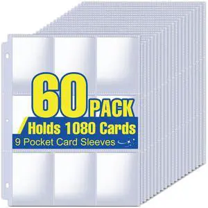 1080 Pockets Card Sleeves Binder Sheets 1080 Pockets Card Sleeves Binder Sheets
