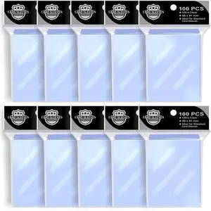 1000PS Penny Trading Card Sleeves for Board Game,Standard Size 66 * 91mm,Hold Perfect for Baseball,Football,Magic,Yugioh Card Sleeves 1000PS Penny Trading Card Sleeves for Board Game,Standard Size 66 * 91mm,Hold Perfect for Baseball,Football,Magic,Yugioh Card Sleeves