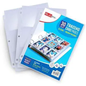 9-Pocket Card Sleeves - 30 Pages, Hold 270 Cards, Top-Loading 9-Pocket Card Sleeves - 30 Pages, Hold 270 Cards, Top-Loading