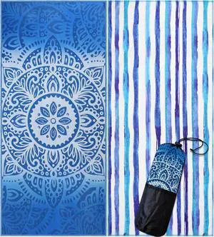 Thin Microfiber Printed Beach Towel 32x71 Inch, Lightweight Thin Microfiber Printed Beach Towel 32x71 Inch, Lightweight