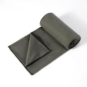Hot Yoga Mat Towel, Soft Microfiber, Non-Slip, Absorbent, Quick Drying, 74" x 24", Gray Hot Yoga Mat Towel, Soft Microfiber, Non-Slip, Absorbent, Quick Drying, 74" x 24", Gray