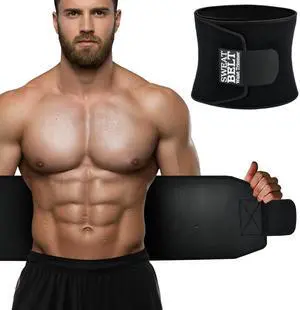 Waist Trainer for Women & Men, Waist Sweat Band (Black, XL) Waist Trainer for Women & Men, Waist Sweat Band (Black, XL)