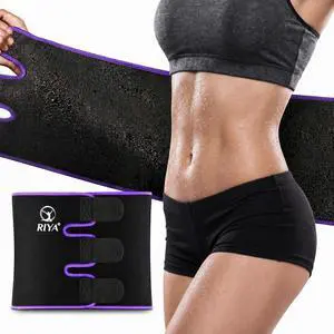 Waist Trimmer Sweat Waist Trainer for Women and Men Waist Sweat Belt Band Belly Stomach Wrap Purple Waist Trimmer Sweat Waist Trainer for Women and Men Waist Sweat Belt Band Belly Stomach Wrap Purple