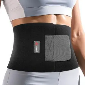 Waist Trainer for Women Lower Belly Fat, Elastic Sweat Band for Stomach Weight Loss, Waist Trimmer Better Heat Retention to Sweat More, Increase Core Stability for Workout (Black, Medium) Waist Trainer for Women Lower Belly Fat, Elastic Sweat Band for Stomach Weight Loss, Waist Trimmer Better Heat Retention to Sweat More, Increase Core Stability for Workout (Black, Medium)