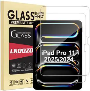 2 Pack Screen Protectors for iPad Pro 11" (M5/M4) (2025/2024) 2 Pack Screen Protectors for iPad Pro 11" (M5/M4) (2025/2024)