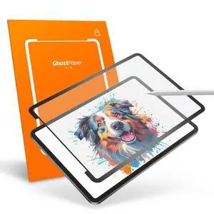 GhostPaper Air Premium Detachable Paper Feel Writing Sketching Surface Screen Protector, Air-ttach Nano Suction Mounting, Compatible with iPad Pro 11" (2018-2022), iPad Air 10.9" (2020-2022) GhostPaper Air Premium Detachable Paper Feel Writing Sketching Surface Screen Protector, Air-ttach Nano Suction Mounting, Compatible with iPad Pro 11" (2018-2022), iPad Air 10.9" (2020-2022)