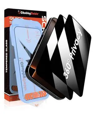 360 Privacy Screen Protector for iPhone 16 Pro, 2 Pack 360 Privacy Screen Protector for iPhone 16 Pro, 2 Pack