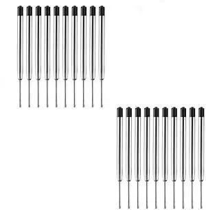 20 Pack Ballpoint Pen Refills Compatible with Parker Style Pens, 3.9 Inch Black Ink Refills Medium Point 1.0mm Tip, Smooth Quick Dry Writing Replacement Refills for Click Pens Office School Supplies 20 Pack Ballpoint Pen Refills Compatible with Parker Style Pens, 3.9 Inch Black Ink Refills Medium Point 1.0mm Tip, Smooth Quick Dry Writing Replacement Refills for Click Pens Office School Supplies