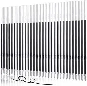 30 Piece Black Ink Pen Refills, 1 mm Ballpoint Refills Replacement Ballpoint for Click Retractable Pens Office College Supplies 30 Piece Black Ink Pen Refills, 1 mm Ballpoint Refills Replacement Ballpoint for Click Retractable Pens Office College Supplies