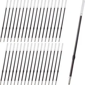 36pcs Ballpoint Pen Refills Black Ink Medium Point 1.0mm Tip Smooth Writing Pen Refill (36 Black) 36pcs Ballpoint Pen Refills Black Ink Medium Point 1.0mm Tip Smooth Writing Pen Refill (36 Black)