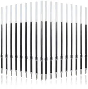 Ballpoint Ink Refills, Black, 20 Pcs, 0.7mm Medium Tip Ballpoint Ink Refills, Black, 20 Pcs, 0.7mm Medium Tip
