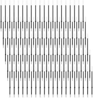 100Pcs Black Ballpoint Pen Ink Refills for Click Pens 4.21inch 0.7mm 100Pcs Black Ballpoint Pen Ink Refills for Click Pens 4.21inch 0.7mm