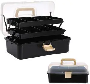 3-Layer Plastic Dividing Storage Box Craft Organizer and Storage 3-Layer Plastic Dividing Storage Box Craft Organizer and Storage