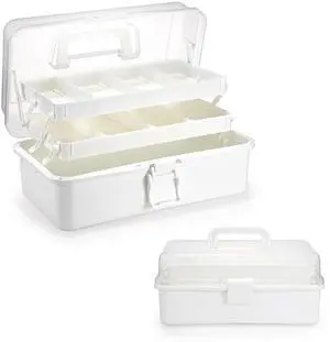 3-Layer Plastic Dividing Storage Box Craft Organizer and Storage 3-Layer Plastic Dividing Storage Box Craft Organizer and Storage