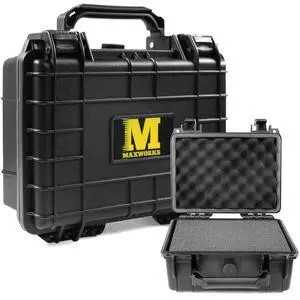 51015 Waterproof Hard Case IP67 Protective Foam Interior, Fits 8.5" x 6" x 3.9" Items Rugged Storage for Camera, Tools, Valuables 9.1" x 7.6" x 4.4" Exterior, Black 51015 Waterproof Hard Case IP67 Protective Foam Interior, Fits 8.5" x 6" x 3.9" Items Rugged Storage for Camera, Tools, Valuables 9.1" x 7.6" x 4.4" Exterior, Black