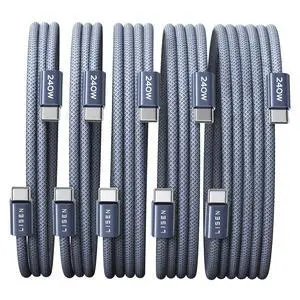 USB C to USB C Cable, 240W Fast Charging PS/2 Charging Cable USB C to USB C Cable, 240W Fast Charging PS/2 Charging Cable