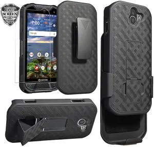 for Kyocera DuraForce Pro 2 E6910 Stand Case Screen Protector-Black for Kyocera DuraForce Pro 2 E6910 Stand Case Screen Protector-Black