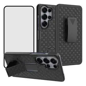 for Samsung Galaxy S26 Ultra Stand Case, Screen Protector-Black for Samsung Galaxy S26 Ultra Stand Case, Screen Protector-Black