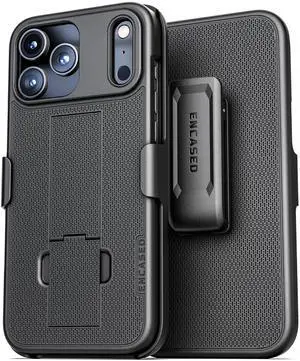 for Belt Case with Holster Clip and Kickstand, Rubberized Finish (DuraClip Series), Black for Belt Case with Holster Clip and Kickstand, Rubberized Finish (DuraClip Series), Black
