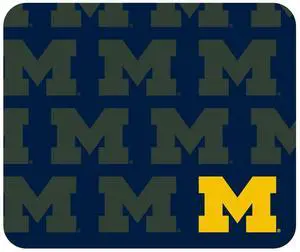 Mouse Pad, Fabric, University of Michigan Standard/Mascot Repeat Mouse Pad, Fabric, University of Michigan Standard/Mascot Repeat