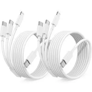 Multi Charging Cable USB C 6ft,3 in 1 Charging Cable and Lightning Cord Fast Charger for Multiple Devices,Triple Universal Charger with USBC to Multiple Connectors for iPhone 17 16 15 14 13 12-2Pcs Multi Charging Cable USB C 6ft,3 in 1 Charging Cable and Lightning Cord Fast Charger for Multiple Devices,Triple Universal Charger with USBC to Multiple Connectors for iPhone 17 16 15 14 13 12-2Pcs