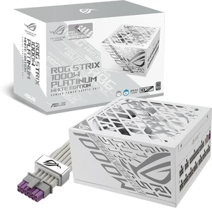 ASUS ROG Strix 1000W Platinum White Edition (80 Plus & Cybenetics Platinum, Fully Modular ATX, ATX 3.1, PCIe 5.1, GaN MOSFET, GPU-First IVS, ROG Equalizer 12V-2x6 Power Cable, 10-Year Warranty) ASUS ROG Strix 1000W Platinum White Edition (80 Plus & Cybenetics Platinum, Fully Modular ATX, ATX 3.1, PCIe 5.1, GaN MOSFET, GPU-First IVS, ROG Equalizer 12V-2x6 Power Cable, 10-Year Warranty)