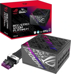 ASUS ROG Strix 1200W Platinum (80 Plus and Cybenetics Platinum, Fully Modular ATX, ATX 3.1, PCIe 5.1, GaN MOSFET, GPU-First IVS, ROG Equalizer 12V-2x6 GPU Power Cable, 10-Year Warranty) ASUS ROG Strix 1200W Platinum (80 Plus and Cybenetics Platinum, Fully Modular ATX, ATX 3.1, PCIe 5.1, GaN MOSFET, GPU-First IVS, ROG Equalizer 12V-2x6 GPU Power Cable, 10-Year Warranty)