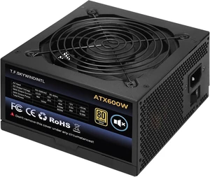 600W Power Supply 80 Plus Gold Gaming PSU Non Modular ATX Form Factor 600W Power Supply 80 Plus Gold Gaming PSU Non Modular ATX Form Factor