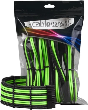 CableMod PRO ModMesh Cable Extension Kit - Black/Light Green CableMod PRO ModMesh Cable Extension Kit - Black/Light Green