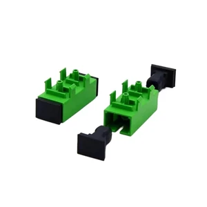 SC Adapter simplex Single Mode Integrated SCA Green Fiber Optic Flange Coupler Adapter, fixable(20pcs) SC Adapter simplex Single Mode Integrated SCA Green Fiber Optic Flange Coupler Adapter, fixable(20pcs)