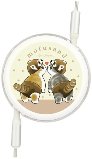 (Gourmandise) Gourmandies MOFU-52B USB 2.0 Reel Type C Cable Supports MOFusand PD60W (Gourmandise) Gourmandies MOFU-52B USB 2.0 Reel Type C Cable Supports MOFusand PD60W