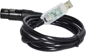 USB RS485 to XLR 3P Female Socket DMX512 Cable Fixture QLC Q Light Controller+ Freestyler Stage Controller KABLE(3 metre,Color F) USB RS485 to XLR 3P Female Socket DMX512 Cable Fixture QLC Q Light Controller+ Freestyler Stage Controller KABLE(3 metre,Color F)