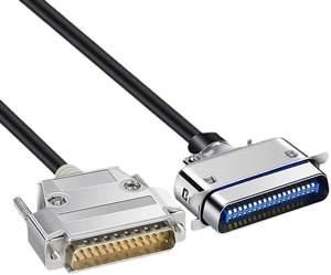 CN36 to DB25 Parallel Printer Data Cable Pure Copper Shield 25/36Pin Gold-Plated Signal Line Male to CN36 Computer Connector(Metal Shell,5M) CN36 to DB25 Parallel Printer Data Cable Pure Copper Shield 25/36Pin Gold-Plated Signal Line Male to CN36 Computer Connector(Metal Shell,5M)