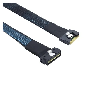 PCI-E Slimline S/AS 4.0 LP Low Profile SFF-8654 8i 74pin to Slimline SFF-8654 74Pin Server High-Speed Internal Connection Cord(0.5m) PCI-E Slimline S/AS 4.0 LP Low Profile SFF-8654 8i 74pin to Slimline SFF-8654 74Pin Server High-Speed Internal Connection Cord(0.5m)