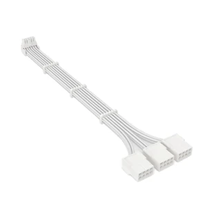 90 Degree 12+4Pin 12VHPWR to 3pcs PCi-E GPU 8Pin Graphics Video Card PCIE 5.0 3090Ti 4090 4080 PSU Adapter Extension Cable(3 8P FullWhite A) 90 Degree 12+4Pin 12VHPWR to 3pcs PCi-E GPU 8Pin Graphics Video Card PCIE 5.0 3090Ti 4090 4080 PSU Adapter Extension Cable(3 8P FullWhite A)