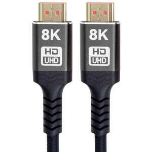 PremiumCord 8K Ultra High Speed HDMI 2.1 Cable M/M 48Gbps with Ethernet, Video Resolution 8K @ 60Hz, Deep Colour, 3D, EDID, ARC, HDR, 3X Shielded, Textile Cable Braid, Gold-Plated, Length 7 m PremiumCord 8K Ultra High Speed HDMI 2.1 Cable M/M 48Gbps with Ethernet, Video Resolution 8K @ 60Hz, Deep Colour, 3D, EDID, ARC, HDR, 3X Shielded, Textile Cable Braid, Gold-Plated, Length 7 m