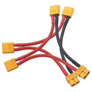 2Pcs 14Awg Xt60 Parallel Bettery Connector 2-Male to 1-Female Xt-60 Cable Dual Extension Y Splitter Harness Adapter for Rc New 2026 High for Reliable Electronic Component 2Pcs 14Awg Xt60 Parallel Bettery Connector 2-Male to 1-Female Xt-60 Cable Dual Extension Y Splitter Harness Adapter for Rc New 2026 High for Reliable Electronic Component