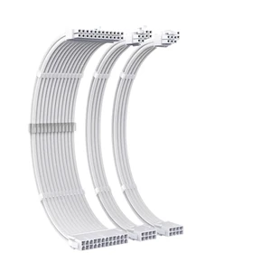 30cm PSU Extension Cable 3 in 1 Kit Motherboard ATX 24Pin GPU PCI-E 6+2Pin 8Pin CPU EPS 4+4Pin 18AWG Power Cord(All White) 30cm PSU Extension Cable 3 in 1 Kit Motherboard ATX 24Pin GPU PCI-E 6+2Pin 8Pin CPU EPS 4+4Pin 18AWG Power Cord(All White)