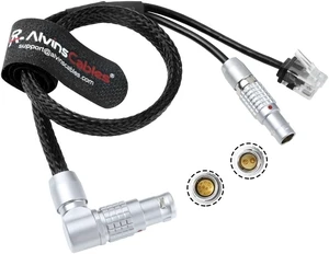 Alvin's Cables Control Cable for ARRI ETH 10 Pin Rotatable Right Angle to RJ45 and 2 Pin Male 24V Power Cable for ARRI Alexa Mini LF Alvin's Cables Control Cable for ARRI ETH 10 Pin Rotatable Right Angle to RJ45 and 2 Pin Male 24V Power Cable for ARRI Alexa Mini LF