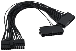 30CM PSU ATX 24Pin Power Supply Synchronizer Male to Female ATX Mining Supply Sync Starter ADD2PSU Riser for GPU 30CM PSU ATX 24Pin Power Supply Synchronizer Male to Female ATX Mining Supply Sync Starter ADD2PSU Riser for GPU