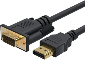 HDMI-Compatible to VGA Adapter Connecto Line Converter Cable 1.8M FHD 1920 1080P for Desktop PC TV Monitor Projector HDMI-Compatible to VGA Adapter Connecto Line Converter Cable 1.8M FHD 1920 1080P for Desktop PC TV Monitor Projector